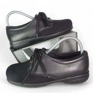 Cosyfeet Sienna Extra Wide (Extra Roomy) Lace-up Shoes Black‎ Women's 6